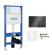Комплект инсталляции Axus 011D с кнопкой 097TGG 