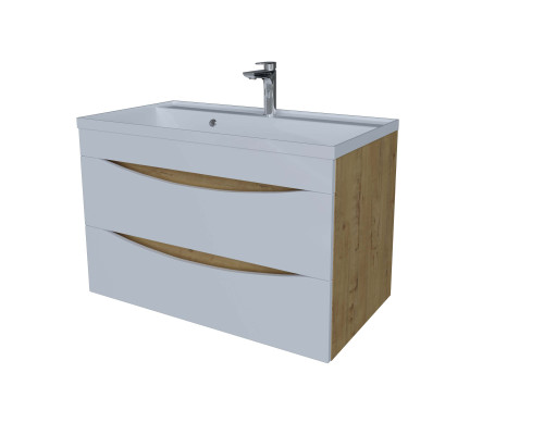 Тумба подвесная Axus Найроби 80 дуб бунратти 