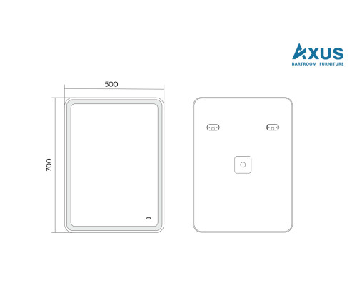 Зеркало AXUS Umbrella  50x70