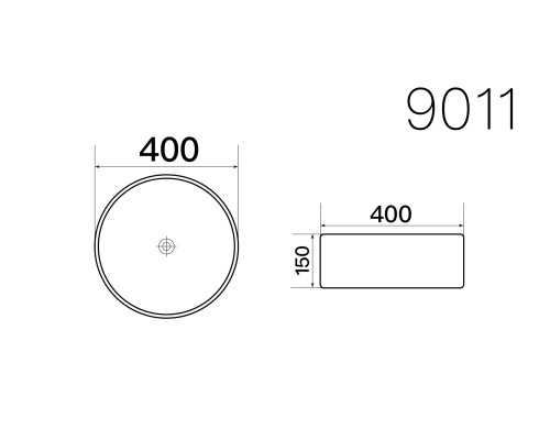 Умывальник Axus 9011 Умывальник Axus 9011