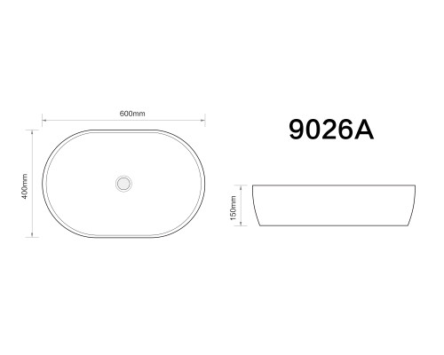 Умывальник Axus 9026A Умывальник Axus 9026A