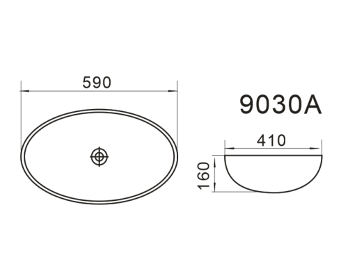 Умывальник Axus 9030A Умывальник Axus 9030A