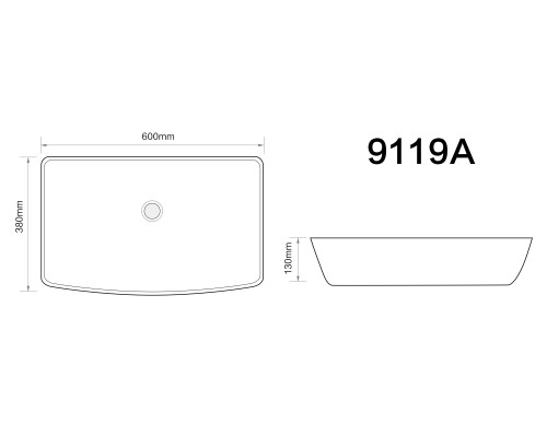 Умывальник Axus 9119A Умывальник Axus 9119A