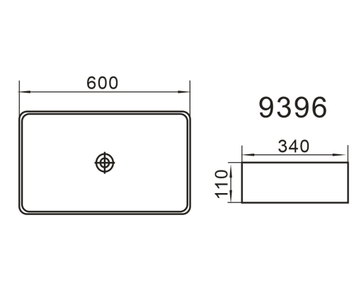Умывальник Axus 9396 